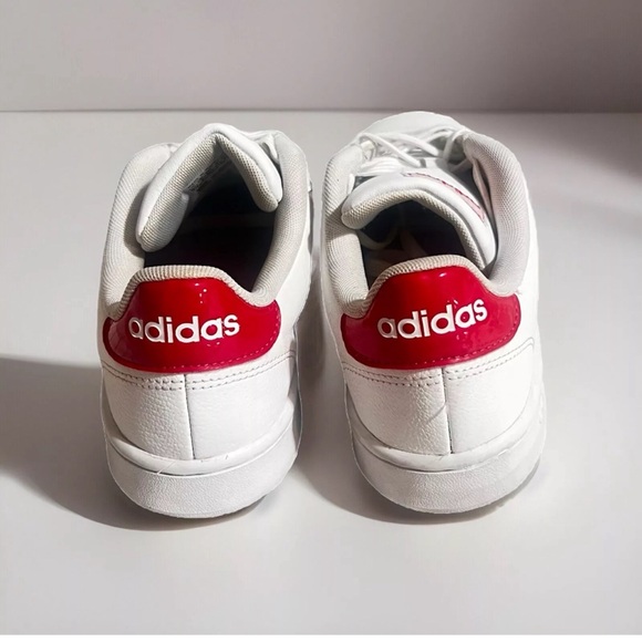 Size 8.5 - Women’s Adidas Grand Court Base White Vapour Pink - Picture 5 of 9